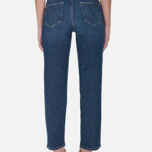 Calvin Klein Women's High-Rise Jean Blue size 4 - Picture 4 of 10